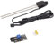 AZDelivery Sensor de humedad del suelo, detector de humedad y medidor de humedad vegetal con sonda resistente a la corrosión para sistema de riego automático compatible con Arduino y Raspbery Pi