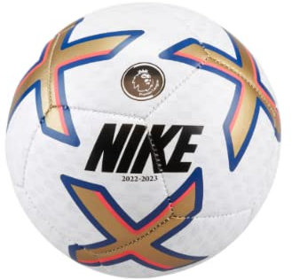 Nike, Premier League Skills Mini Ball, White/Gold/Blue/Black, 1, Unisex Adult
