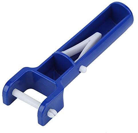 Akozon 2pcs tête de, 2 pièces Bleu Piscine V Forme Clip Brosse poignée v Bleu Piscine Forme Brosse Remplacement Accessoires Manche Remplacement la pour Accessoires