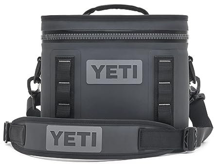YETI Hopper Flip 8 Cool Bag, Portable & Insulated Backpack Cooler, Charcoal