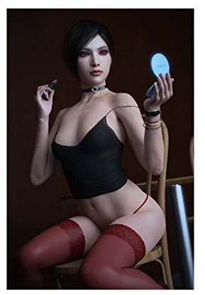 FISH DRAGATE Ada Wong Gaming-Poster, 12 Leinwand, Poster, Wandkunst, Dekoration, Bild, Gemälde für Wohnzimmer, Schlafzimmer, Dekoration, Rahmen-Stil, 30 x 45 cm