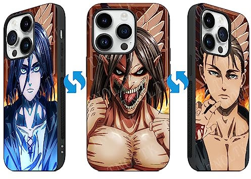 TNOLTK 3D iPh 11 Pro Case Anime Motion Anime Phone Case Shockproof Soft TPU Anti-Scratch Non-Slip Japanese Manga Case for iPh 11 Pro
