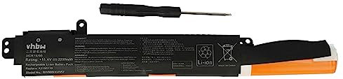 vhbw batteria compatibile con Asus F507UA-EJ668T, F507UA-EJ888T, F507UA-EJ920T, F507UA-EJ989T, F507UB notebook (2200mAh, 11,4V, Li-Ion)