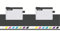 Leitz WOW Reise Zip-Beutel, durchsichtig, Ideal zur Organisation auf Reisen, Wasserabweisend, Klein, 14 x 10,5 cm, Schwarz, 40240095 (Packung mit 2)