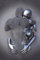 3D Metall Figur Statue Kunst Leinwand Gemälde Romantisch Abstrakt Poster und Drucke Liebhaber Skulptur Poster Liebe Herz Kuss Bilder - Ohne Rahmen (Figur-03,1Pcs-40x60cm)