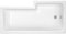 Balterley L Shape Left Hand Shower Bath Tub with Leg Set (Waste & Panels Not Included) - 1500mm