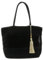 Dekoleidenschaft Häkeltasche Papierschnur in schwarz, Shopper, Einkaufstasche, Schultertasche, Strohtasche, Basttasche