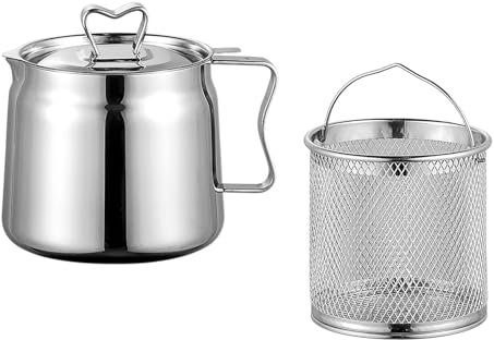 DimyFew Premium Stainless Steel Deep Fryer for Home and Outdoor Cooking, 1.5L