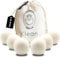 Klean Wool Tumble Dryer Balls | Handmade, Organic, Fabric Softening & Odour-Free | 100% New Zealand Wool Laundry Balls | 1000+ Loads | Reduce Drying Time, Noise, Wrinkles & Static Cling | 6 XL Pack