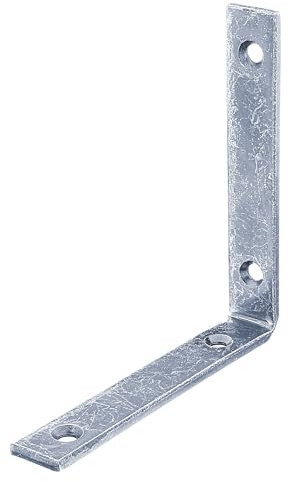 Alberts 823887 Balkenwinkel | schmal | galvanisch blau verzinkt | 120 x 120 x 20 mm | 20er Set