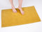 Hammetex 100% Baumwolle rutschfeste Badematte, 43x61 cm Badvorleger für Badezimmer WC, Saugfähig Schnelltrocknend Waschbar Bad Fußmatten, Mustard (Gelb)