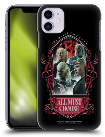 Head Case Designs Offizielle House of The Dragon: Television Series Der Schwarze Rat Staffel 2 Schlüsselkunst Harte Rueckseiten Handyhülle Hülle Huelle kompatibel mit Apple iPhone 11