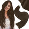 Easyouth Extensions Echthaar Tape Braun Invisible Tape Extensions Echthaar Dunkelbraun Haar Extensions Tape Echthaar Remy Menschenhaar Volumen ins Haar Geben 40cm 40g 20pcs #2