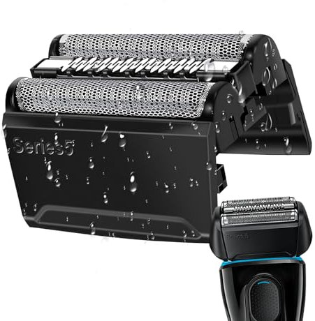 Ersatzkopf Series 5 Scherkopf für Rasierer Herren Elektrisch, Scherkopf Ersatzscherteil Series 5, Clean & Renew 52B mit Präzisionstrimmer für Elektrorasierer Herren Series 5