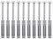 LANAFAY 10 Sets Heavy Duty Masonry Brick Wall Fixing Anchor Bolt, M10*50mm Screw Anchor and Wall Plugs Kits with HEX Screws, Expansion Pipe Anchor Bolts for TV Bracket Aerial Dishes Shelves