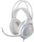Mars Gaming MH124, Gaming-Kopfhörer FRGB Rainbow, Ergonomisches Design, Flexibles Mikrofon, Lautstärkeregler, Windows, Linux, Mac, PS4, PS5, Xbox One, Xbox Series X|S, Switch, Switch 2, Weiß