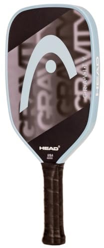 Gravity Team Ex - Paleta de Pickleball, Color Negro y Gris