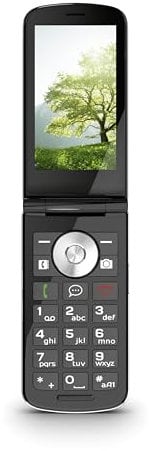 Emporia TOUCHsmart.2 New Edition, cellulare 4G per anziani, tasto dedicato per whatsapp e messaggistica, volume elevato, display a colori da 3,25, stazione di ricarica, nero
