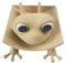 Porte-papier toilette grenouille autonome, distributeur de papier toilette, organisateur de rangement amusant pour rouleau de papier, décoration d'intérieur pour accessoires de salle de bain, 10,6 x