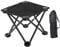 Sharplace Tabouret de Camping inclinable Pied à Pied Repos Robuste Tabouret Pliant extérieur Tabouret Pliable Compact Pliable pour Le Jardin dans la, Noir