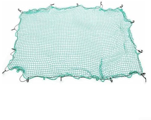 Rete protettiva in rete per carico, resistente, con ganci elastici per camion, rimorchi, SUV, furgoni (2 × 3 m)