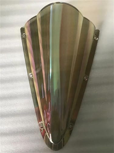 HHRDYY Parabrezza A Doppia Bolla per Moto, Visiera Protettiva per Y&amaha YZF R125 2008-2017 2018 YZF-R125 R125 Protezione per Parabrezza Parabrezza Paravento(Clear Iridium)
