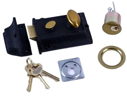 Serratura Di Sicurezza For Porte Esterne In Ferro, Serratura Antifurto, For Camera Da Letto, Cancelli In Legno, Ferramenta For Mobili