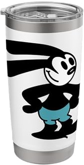 Oswald the Lucky Rabbit - Vintage 1927 Retro Cartoon Art Stainless Steel Insulated Tumbler