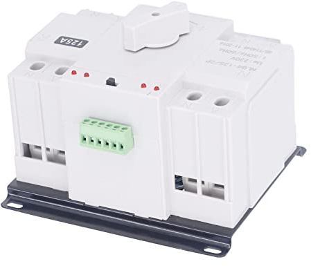 Sahgsa Automatischer Elektrischer Dual-Power-Wahlschalter für Bürogebäude 230 V mit Vollständigen Schutzfunktionen für den Brandschutz