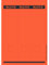 Leitz PC-beschriftbare Rückenschilder selbstklebend für Standard- und Hartpappe-Ordner, 75 Stück, Langes und breites Format, 62 x 285 mm, Papier, rot, 16870025