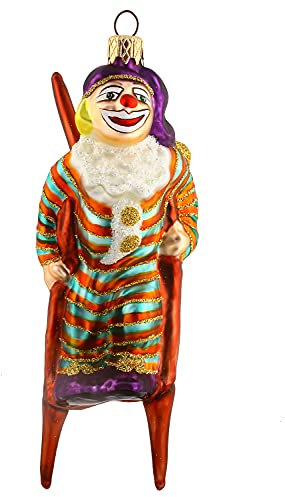 Hamburger WEIHNACHTSKONTOR® - Christbaumschmuck - Clown mit Stelzen