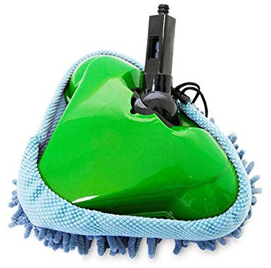 SET 2 PANNI TRIANGOLI COLORATI SCOPA A VAPORE h2o STEAM MOP - AZZURRO