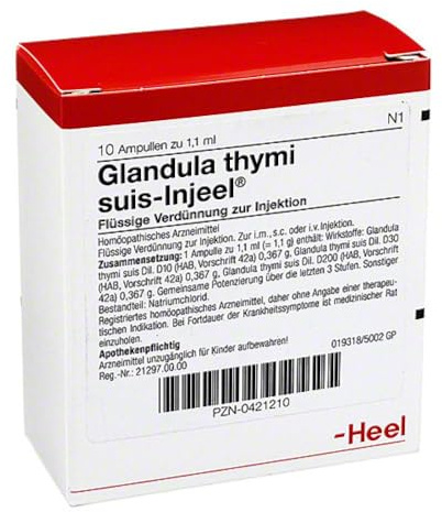 Glandula Thymi suis Injeel Ampullen 10 stk