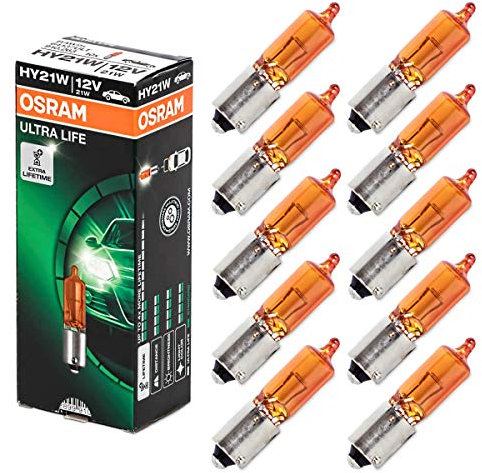 Osram 64137L Original Frontscheinwerfer HY21W, 12V, Faltschachtel, Anzahl 10