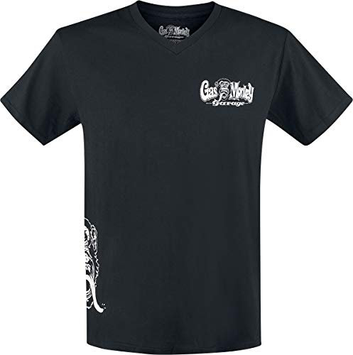 Gas Monkey Garage Side Monkey T-Shirt schwarz, Schwarz, L