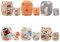 ALVA Baby Stoffwindel, Einheitsgröße, verstellbar, waschbar, wiederverwendbar, für Babys, Mädchen und Jungen, 6 Stück mit 12 Einlagen (Unisex, Farbe 27)