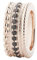 Rebeligion Rocks Bead Medium, Charm, Addon, Anhänger aus Silber rosé beschichtet mit schwarzen Zirkonia, fürs Lederarmband Medium/Women 15 01146 81 002