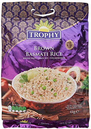 Trophy Wholegrain Brown Basmati Rice, 4 kg