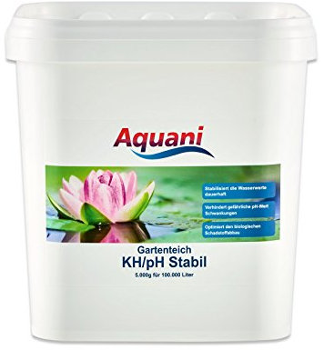 Aquani KH/pH Stabil 5.000g erhöht die Karbonathärte für stabile Wasserwerte gesunde Fische und optimalen biologischen Schadstoffabbau im Teich