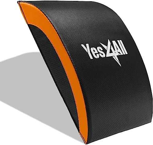 Yes4All Bauchmuskel-Matte, Ab Übung Matte Core Trainer , Gymnastikmatte mit Steißbein Schutzpolster/Bauchkeil - Bauchmatte Unterstützung für Abdominal Training, Sit-Up-Pad Bauch