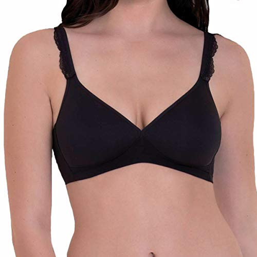 Rosa Faia Selma Reggiseno, Nero, 85 Donna