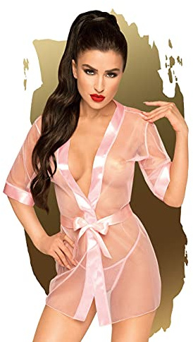 Penthouse, Kimono, Größe XL, Dessous, Midnight mirage, 2 Teile, rosa