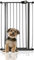 Bettacare Puerta para Mascotas Premium Alta Instalada a Presión, 68.5cm - 75cm, Gris Pizarra, Alta de 104cm de Altura, Puerta de Escalera con Ajuste a presión para Perro, Barrera de Seguridad