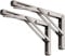 YUMORE Staffe Pieghevoli per Mensole 600mm,2 pezzi Reggimensola Pieghevole Staffa Mensola Pesante Inox Supporti Tavolo a Parete Folding Mensola per Banco di Lavoro Fai da Te, Carico Massimo 150kg