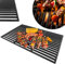 UISEBRT Griglia per barbecue in ghisa smaltata，60 x 40 cm Barbecue Accessori Barbecue per Griglia a Gas Carbone Forno e Griglia Rettangolo
