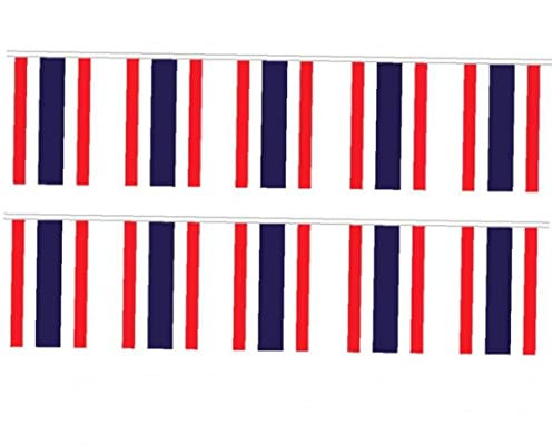 PiniceCore 14 * 21 cm 20 Stücke 5meter Thailand Hängende Flagge Thailändische Weltbezirk Nationale Banner Flaggen Und Banner