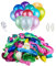 ovtai 200 Stück Luftballon, 25-28cm Bunte Ballons, Naturlatex Bunte Luftballons, Luftballons Bunt Geeignet für Geburtstage Hochzeiten Partys Feiertagsfeiern Babypartys