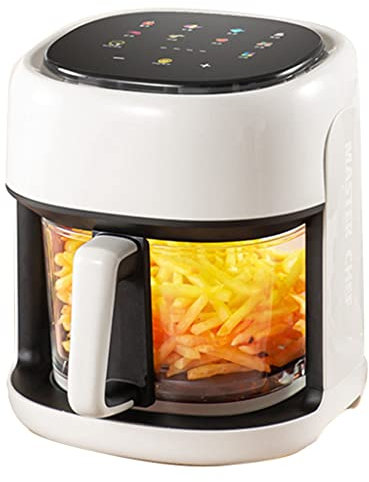 Fryers 4.5L Touch Control Digital Smart Electric Fryer Smart Color Screen Visual Air Fryer Large-capacity Fried Chicken And Fries Baking Fryer