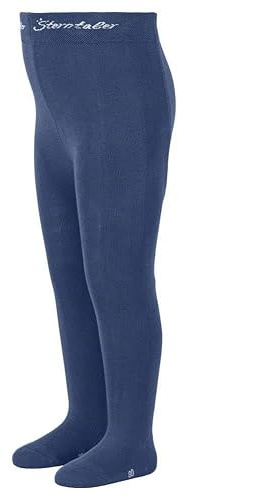 Sterntaler Strumpfhose uni - unisex Kinder Strumpfhose - hautfreundlich und feuchtigkeitsregulierend, mit elastischem Komfortbund - blau, Größe 62