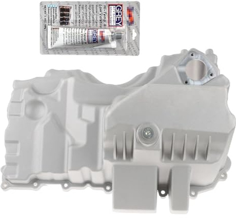 HIMARKLIF Bandeja de aceite de motor de aluminio mejorada con sellador de aceite mejorado para BMW 228i 320i 328i 428i 528i X1 Z4 N20 2.0L Reemplazo de motor # 11137618512